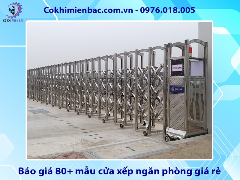 Báo giá 100+ mẫu cửa xếp tự động đẹp, hiện đại, tiện nghi