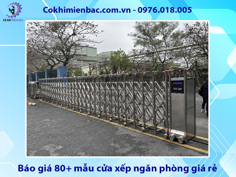 Báo giá 100+ mẫu cửa xếp tự động đẹp, hiện đại, tiện nghi
