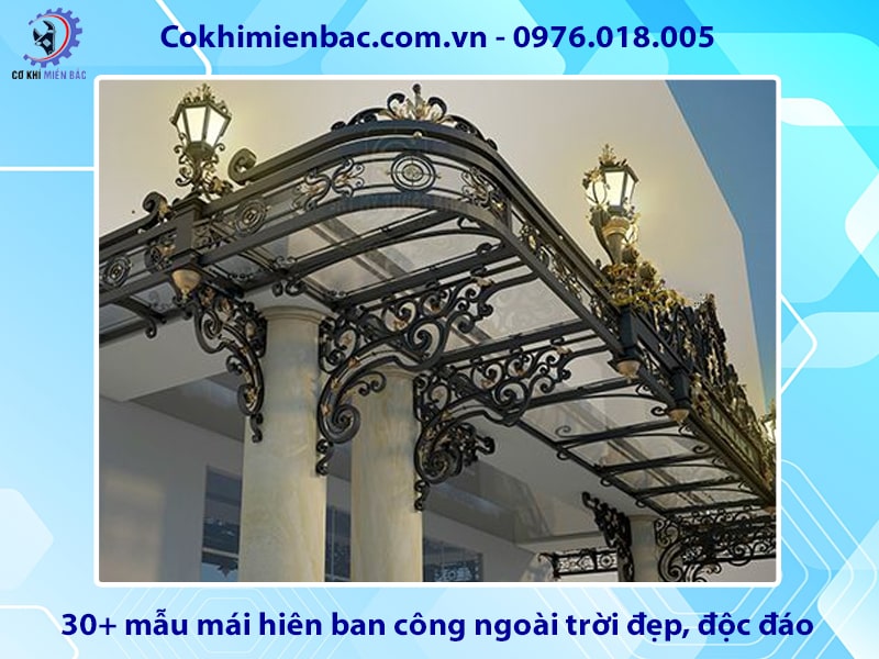 30+ mẫu mái hiên ban công ngoài trời đẹp, độc đáo 2025