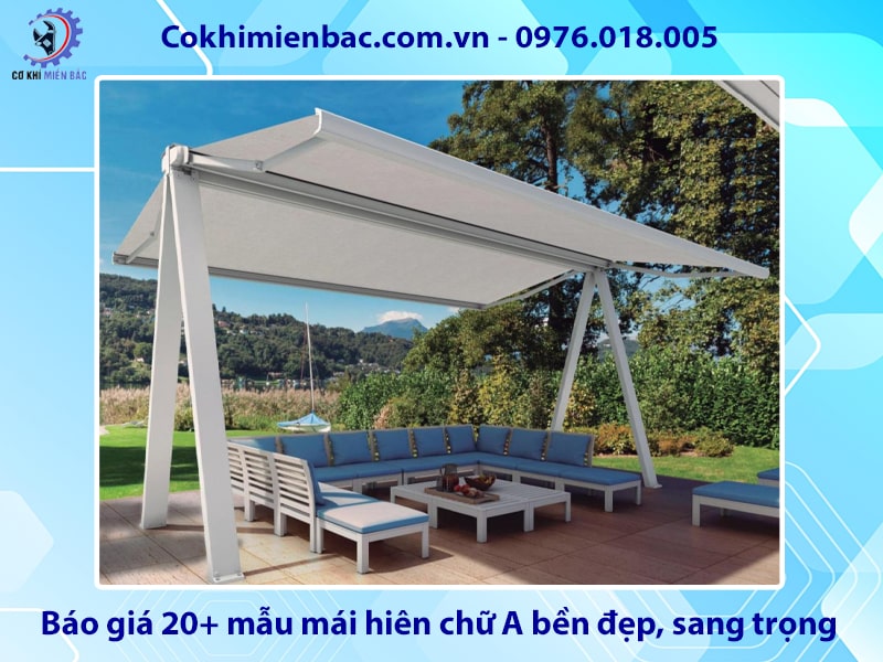 Báo giá 20+ mẫu mái hiên chữ A bền đẹp, sang trọng 2025