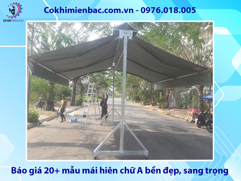Báo giá 20+ mẫu mái hiên chữ A bền đẹp, sang trọng 2025