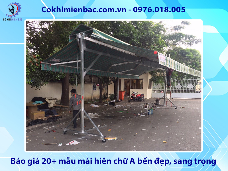 Báo giá 20+ mẫu mái hiên chữ A bền đẹp, sang trọng 2025