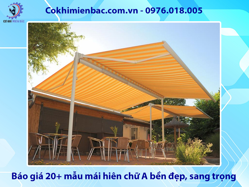 Báo giá 20+ mẫu mái hiên chữ A bền đẹp, sang trọng 2025