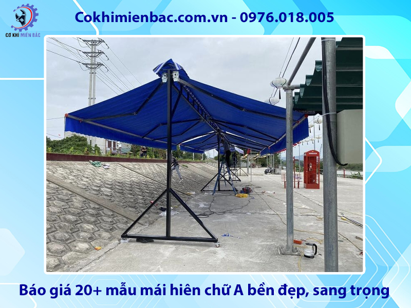 Báo giá 20+ mẫu mái hiên chữ A bền đẹp, sang trọng 2025