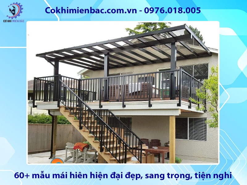 60+ mẫu mái hiên hiện đại đẹp, sang trọng, tiện nghi 2025