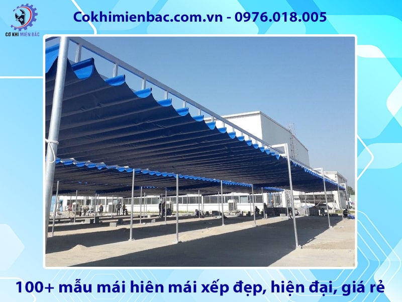 100+ mẫu mái hiên mái xếp đẹp, hiện đại, giá rẻ năm 2025