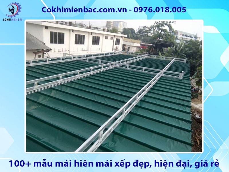 100+ mẫu mái hiên mái xếp đẹp, hiện đại, giá rẻ năm 2025