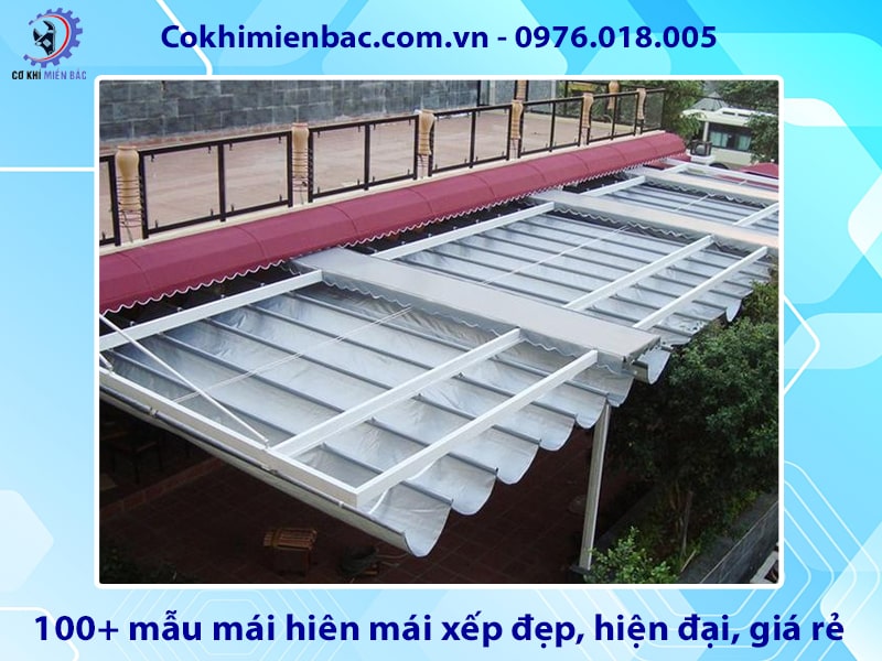 100+ mẫu mái hiên mái xếp đẹp, hiện đại, giá rẻ năm 2025