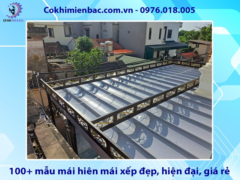 100+ mẫu mái hiên mái xếp đẹp, hiện đại, giá rẻ năm 2025