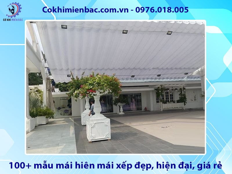 100+ mẫu mái hiên mái xếp đẹp, hiện đại, giá rẻ năm 2025