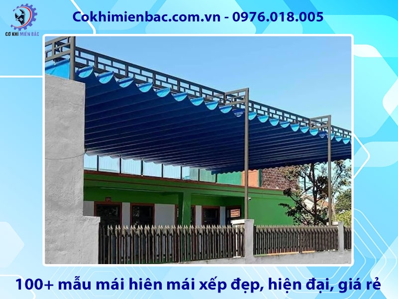 100+ mẫu mái hiên mái xếp đẹp, hiện đại, giá rẻ năm 2025