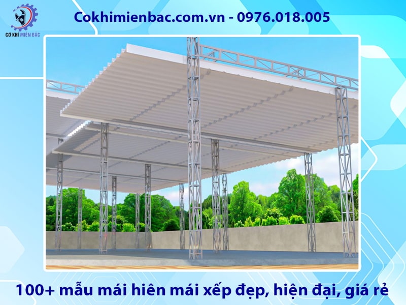 100+ mẫu mái hiên mái xếp đẹp, hiện đại, giá rẻ năm 2025