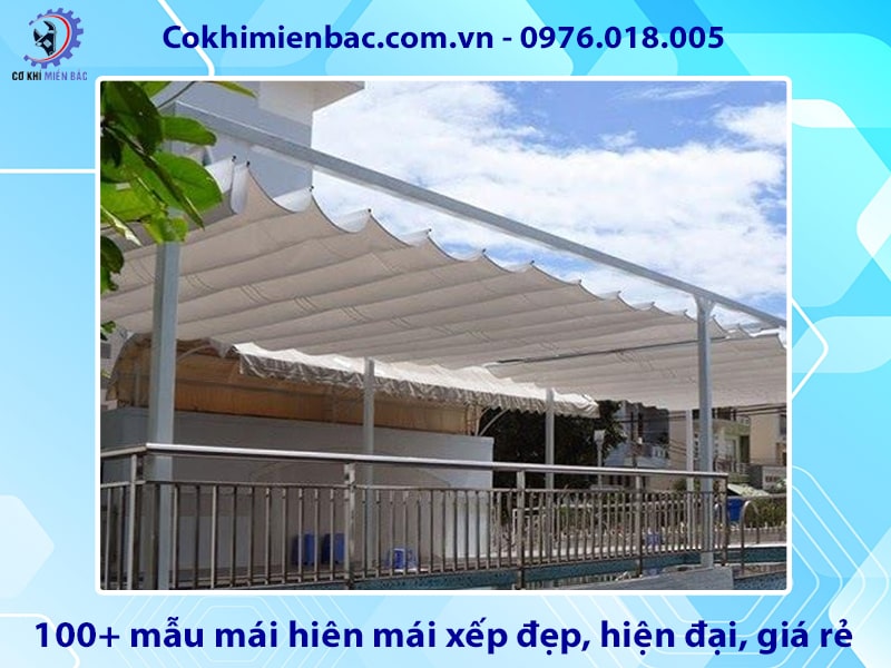 100+ mẫu mái hiên mái xếp đẹp, hiện đại, giá rẻ năm 2025