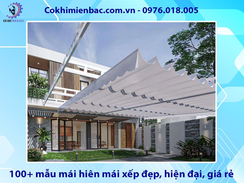 100+ mẫu mái hiên mái xếp đẹp, hiện đại, giá rẻ năm 2025