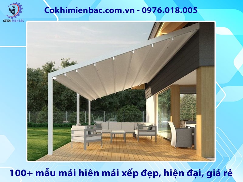100+ mẫu mái hiên mái xếp đẹp, hiện đại, giá rẻ năm 2025