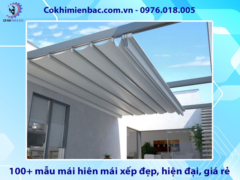 100+ mẫu mái hiên mái xếp đẹp, hiện đại, giá rẻ năm 2025