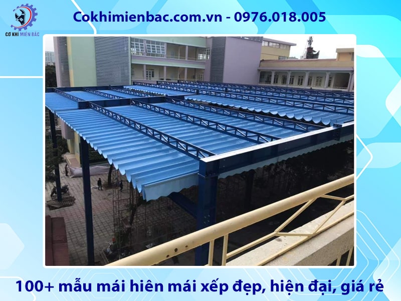 100+ mẫu mái hiên mái xếp đẹp, hiện đại, giá rẻ năm 2025