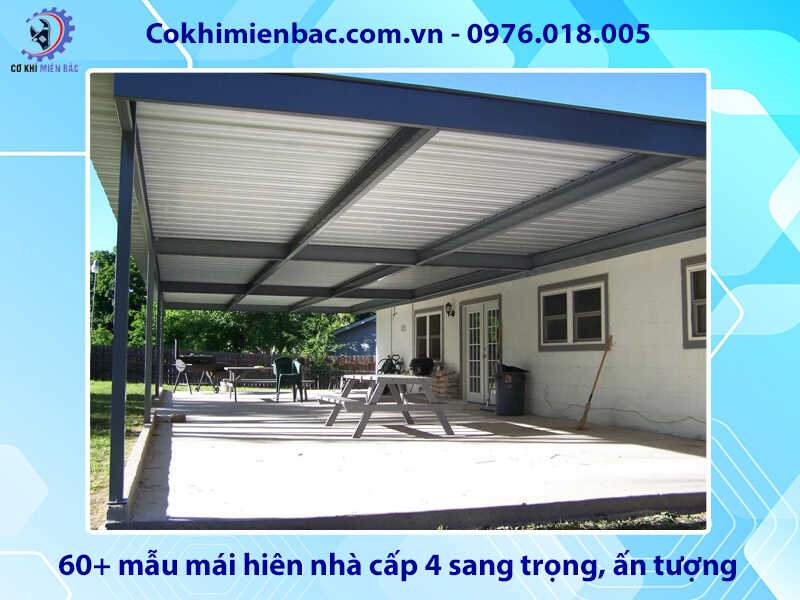 60+ mẫu mái hiên nhà cấp 4 sang trọng, ấn tượng năm 2025