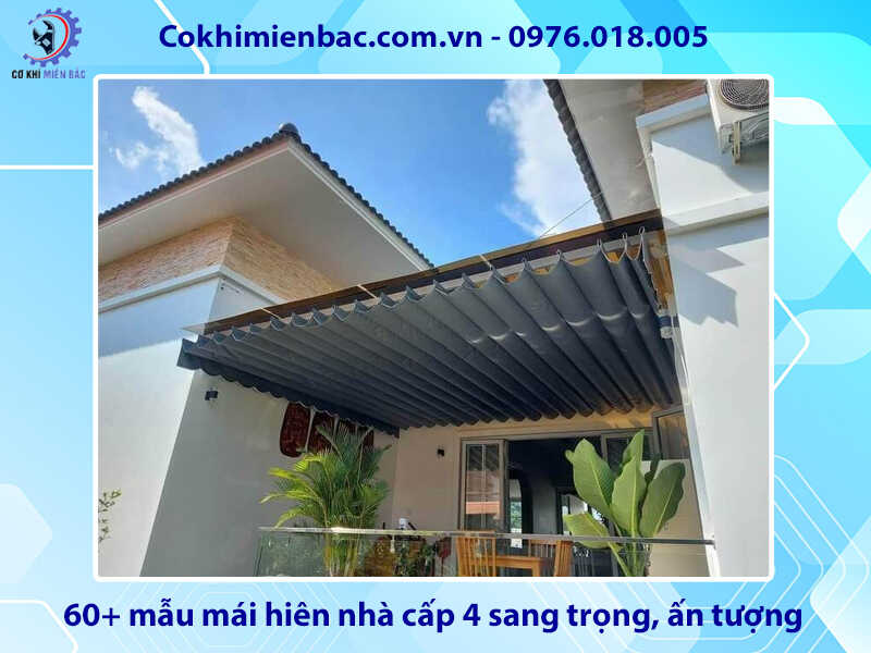 60+ mẫu mái hiên nhà cấp 4 sang trọng, ấn tượng năm 2025