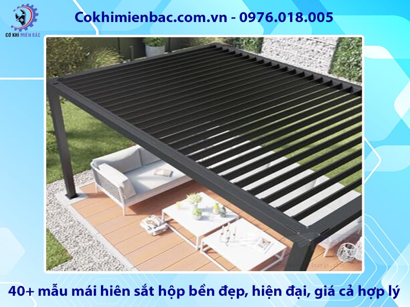 40+ mẫu mái hiên sắt hộp bền đẹp, hiện đại, giá cả hợp lý