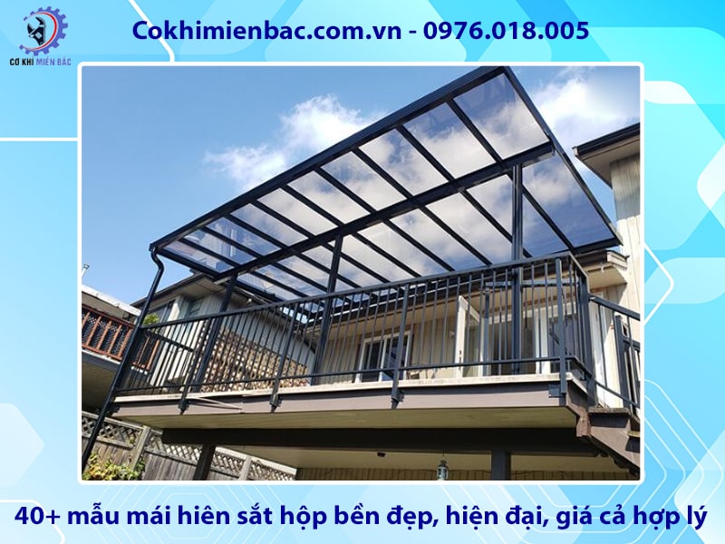 40+ mẫu mái hiên sắt hộp bền đẹp, hiện đại, giá cả hợp lý