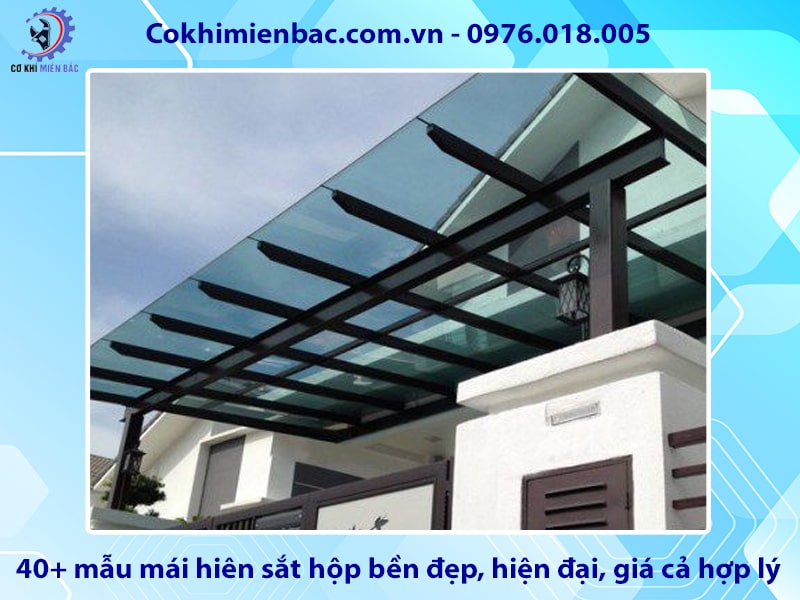 40+ mẫu mái hiên sắt hộp bền đẹp, hiện đại, giá cả hợp lý