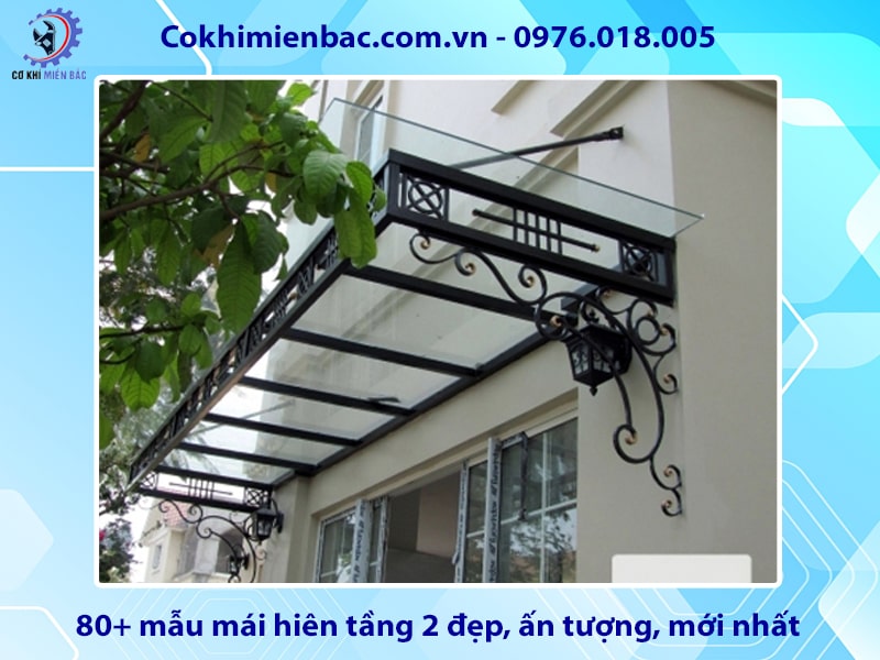80+ mẫu mái hiên tầng 2 đẹp, ấn tượng, mới nhất 2025