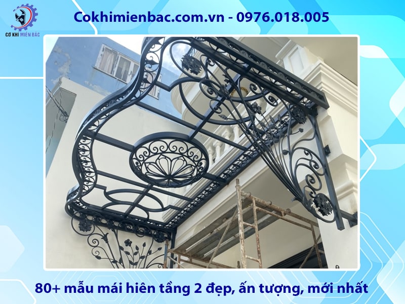 80+ mẫu mái hiên tầng 2 đẹp, ấn tượng, mới nhất 2025