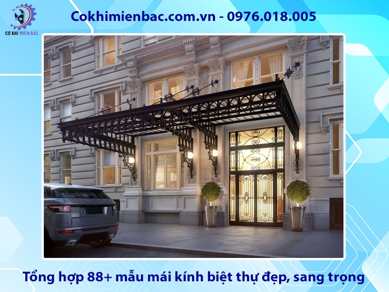Tổng hợp 88+ mẫu mái kính biệt thự đẹp, sang trọng 2025