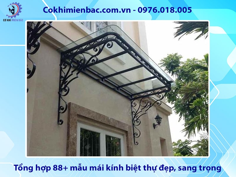 Tổng hợp 88+ mẫu mái kính biệt thự đẹp, sang trọng 2025