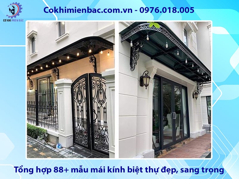 Tổng hợp 88+ mẫu mái kính biệt thự đẹp, sang trọng 2025