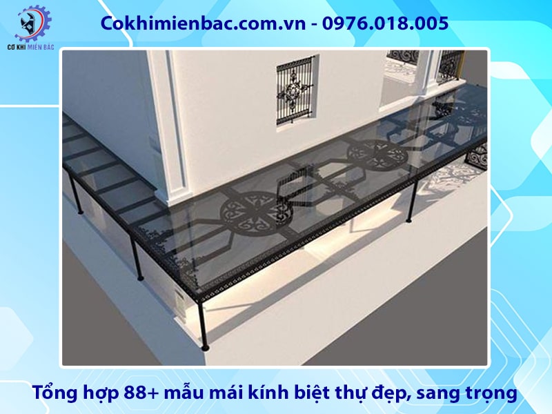Tổng hợp 88+ mẫu mái kính biệt thự đẹp, sang trọng 2025
