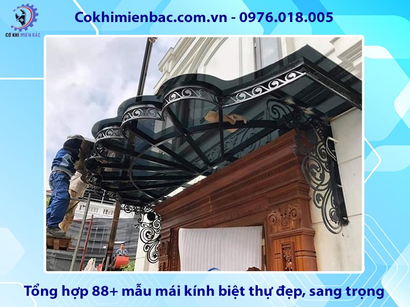 Tổng hợp 88+ mẫu mái kính biệt thự đẹp, sang trọng 2025