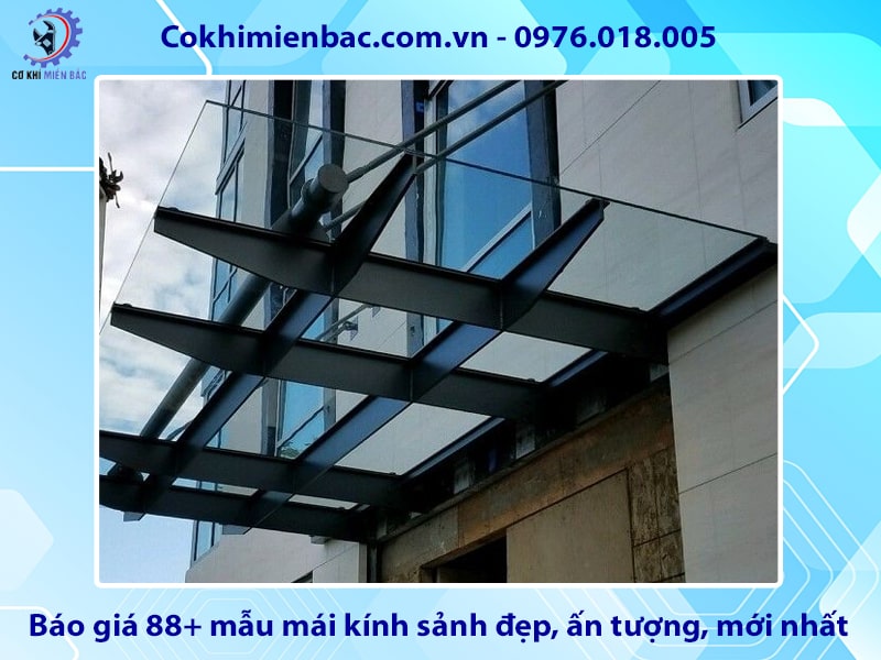 Báo giá 88+ mẫu mái kính sảnh đẹp, ấn tượng, mới nhất 2025