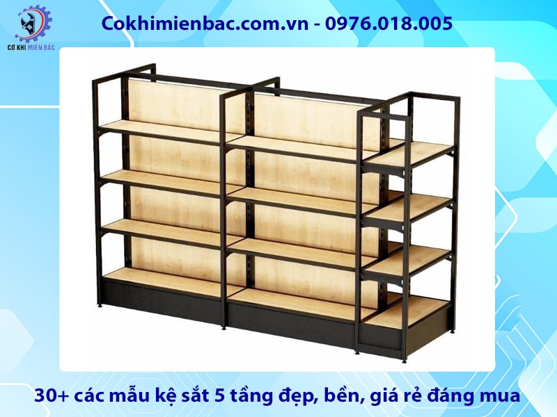 30+ các mẫu kệ sắt 5 tầng đẹp, bền, giá rẻ đáng mua 2025