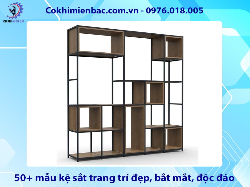 50+ mẫu kệ sắt trang trí đẹp, bắt mắt, độc đáo 2025