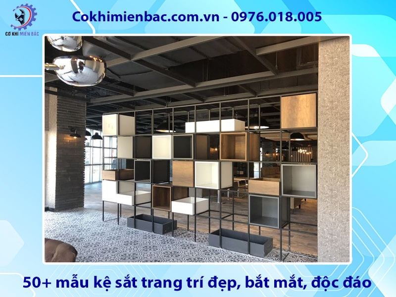 50+ mẫu kệ sắt trang trí đẹp, bắt mắt, độc đáo 2025