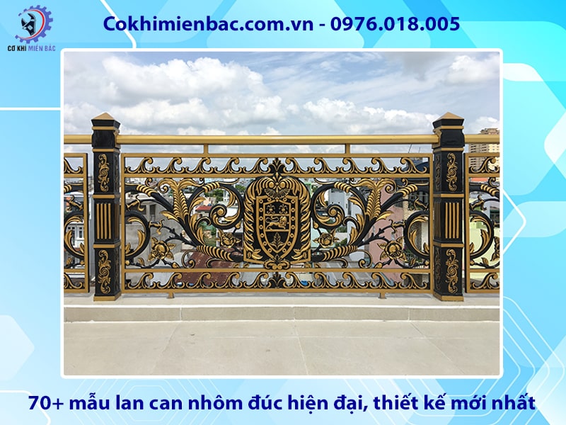 70+ mẫu lan can nhôm đúc hiện đại, thiết kế mới nhất năm 2025