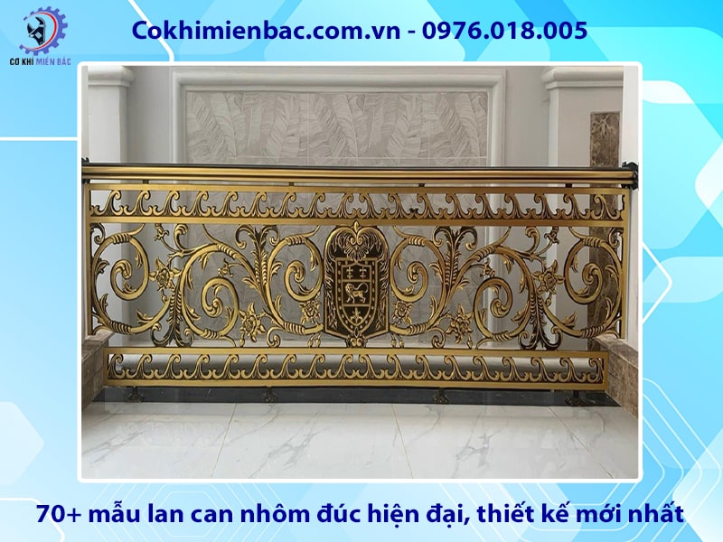 70+ mẫu lan can nhôm đúc hiện đại, thiết kế mới nhất năm 2025