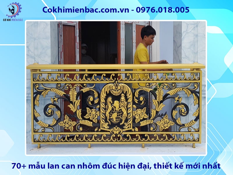 70+ mẫu lan can nhôm đúc hiện đại, thiết kế mới nhất năm 2025