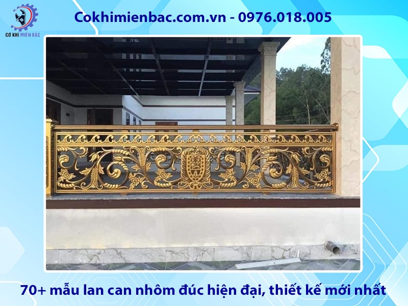 70+ mẫu lan can nhôm đúc hiện đại, thiết kế mới nhất năm 2025