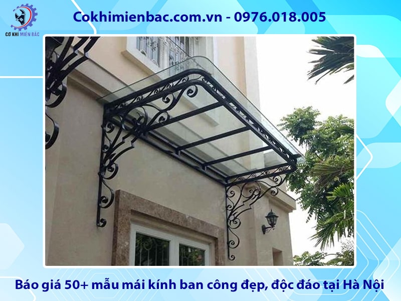 Báo giá 50+ mẫu mái kính ban công đẹp, độc đáo tại Hà Nội