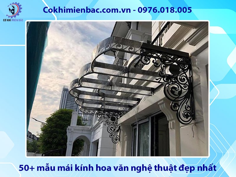 50+ mẫu mái kính hoa văn nghệ thuật đẹp nhất năm 2025