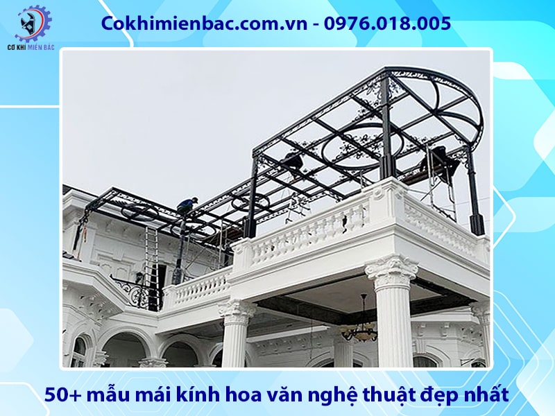 50+ mẫu mái kính hoa văn nghệ thuật đẹp nhất năm 2025