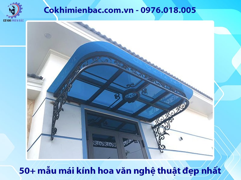 50+ mẫu mái kính hoa văn nghệ thuật đẹp nhất năm 2025