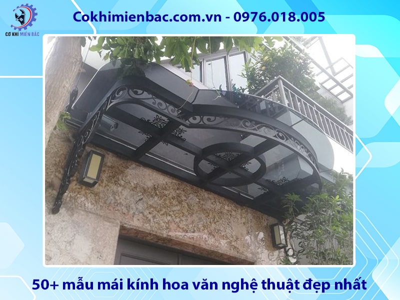 50+ mẫu mái kính hoa văn nghệ thuật đẹp nhất năm 2025