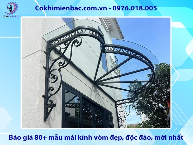 Báo giá 80+ mẫu mái kính vòm đẹp, độc đáo, mới nhất