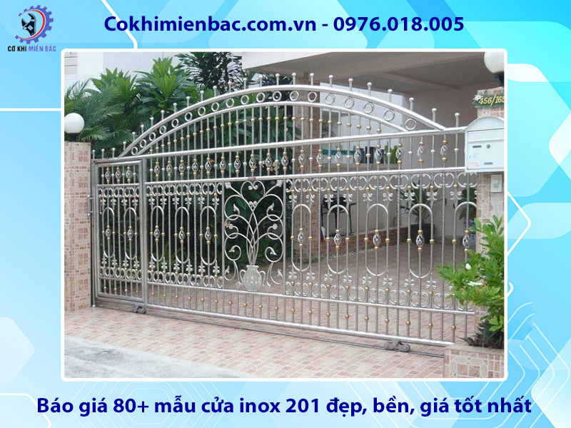 Báo giá 80+ mẫu cửa inox 201 đẹp, bền, giá tốt nhất hiện nay Báo giá 80+ mẫu cửa inox 201 đẹp, bền, giá tốt nhất hiện nay