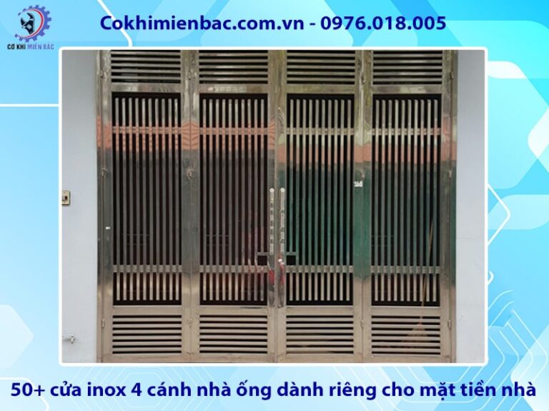 50+ cửa inox 4 cánh nhà ống dành riêng cho mặt tiền nhà