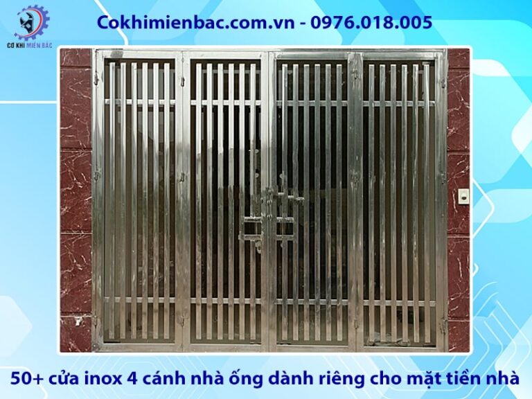 50+ cửa inox 4 cánh nhà ống dành riêng cho mặt tiền nhà